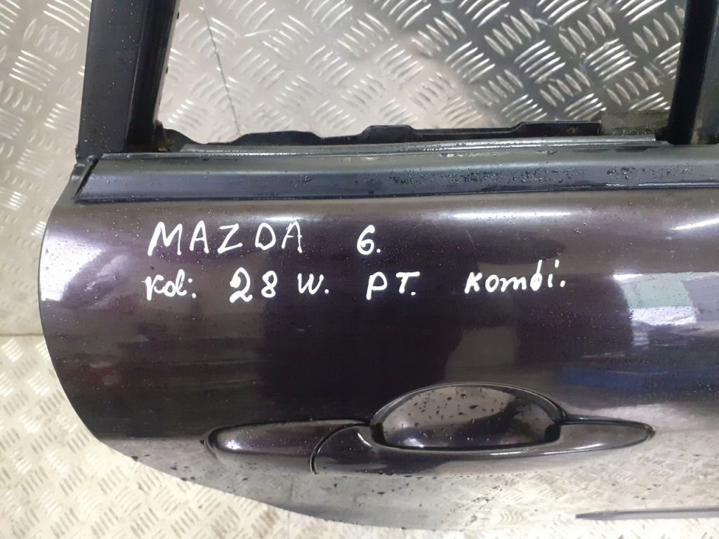 Дверь правый  задняя mazda 6 28w Доставка
