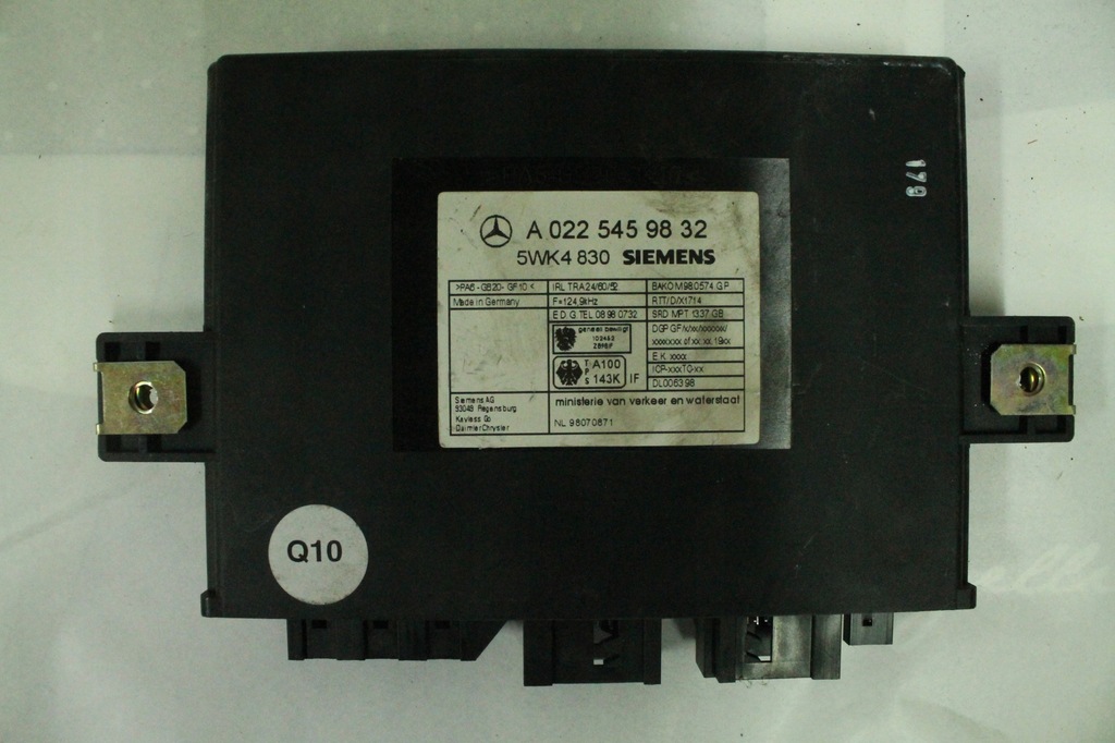 фото №1, Бортовий комп'ютер mercedes модуль keyless w220 a0225459832