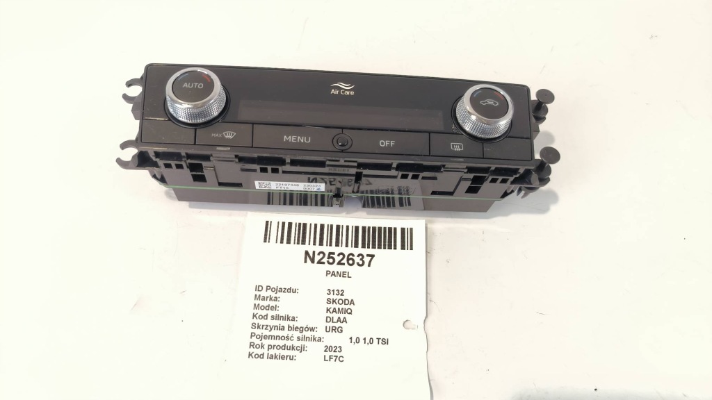 Купить Панель кондиционера 654907044f skoda kamiq