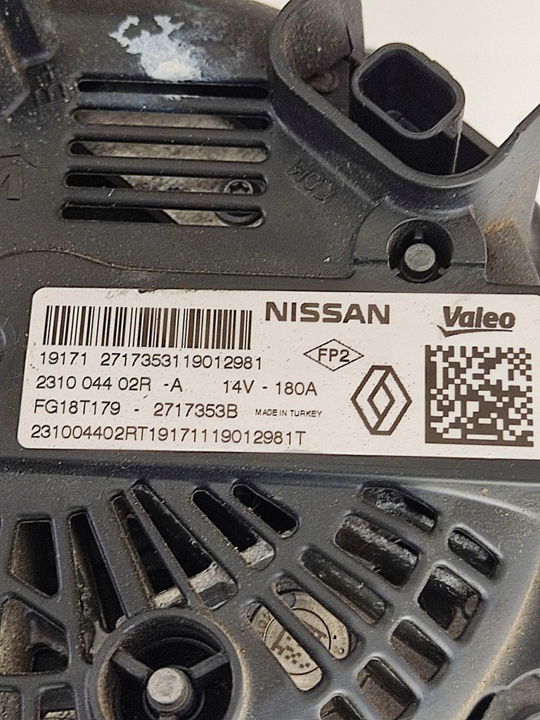 фото №7, Генератор renault clio v dacia duster ii nissan 1.5 dci 231004402r