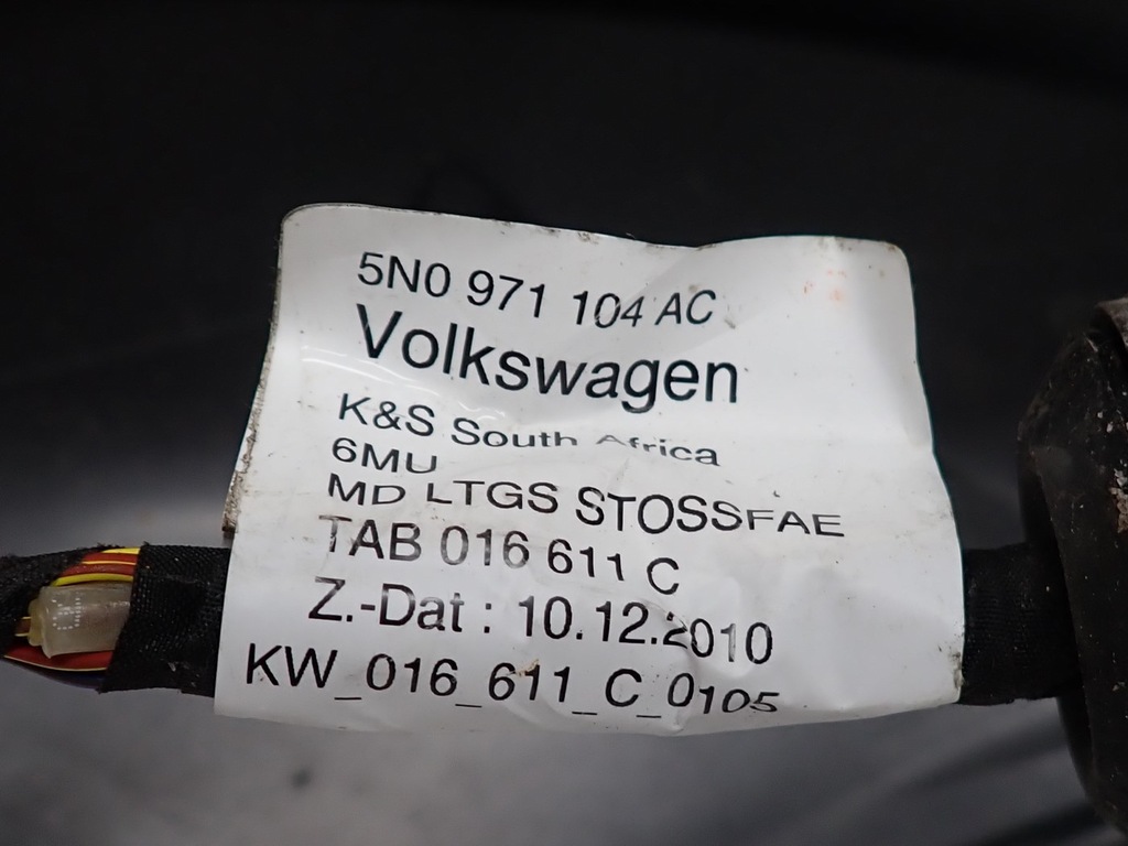 фото №12, Бампер задняя задний kompletny оригинал pdc vw tiguan i 5n0 lift r-line 16r