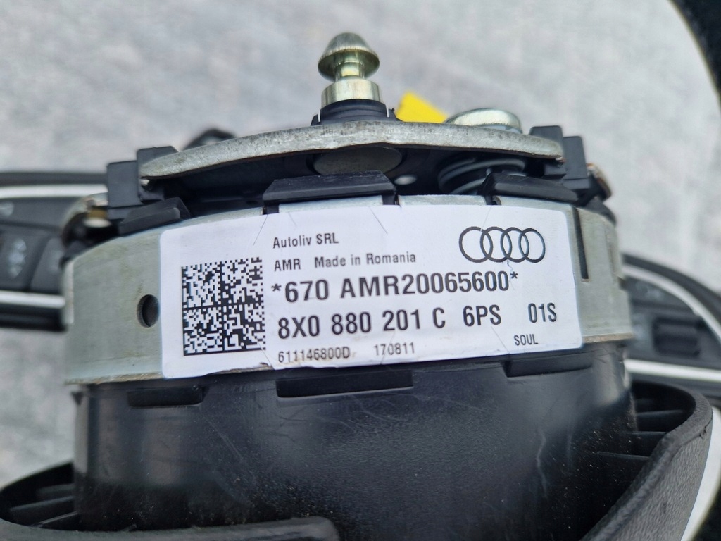 фото №9, Подушка безопасности кожа s-line воздуховод подушка подушка безопасности audi a1 8x 8x0880201c ładna!