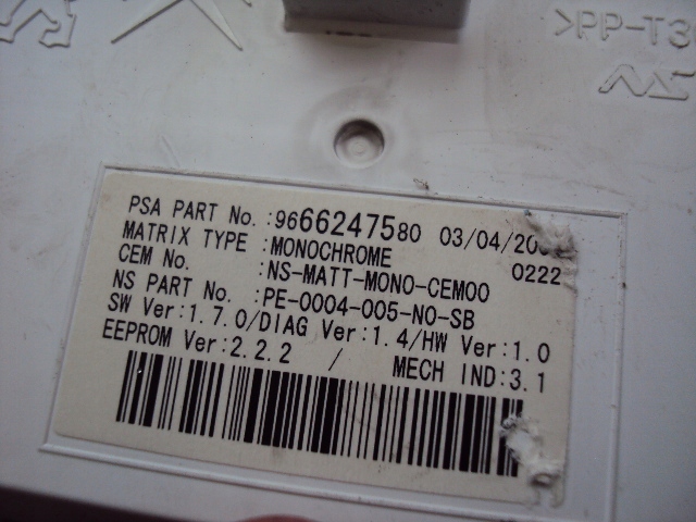 фото №7, Счетчик приборы peugeot 3008 5008