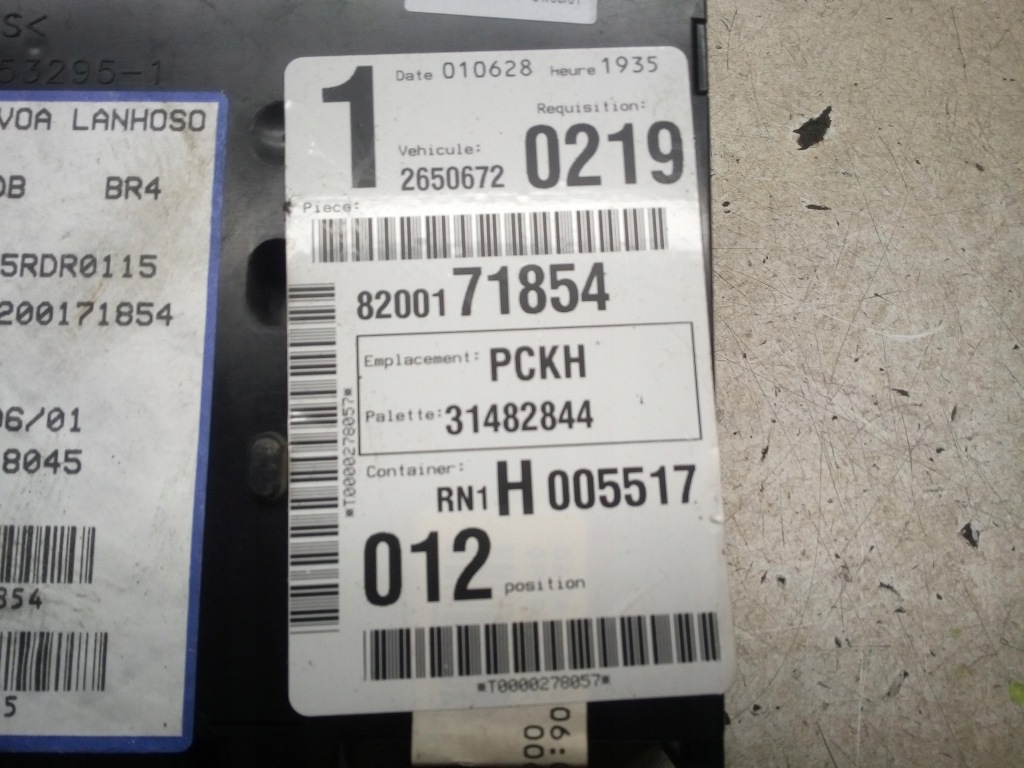 фото №4, Renault laguna ii модуль bsi 8200171854