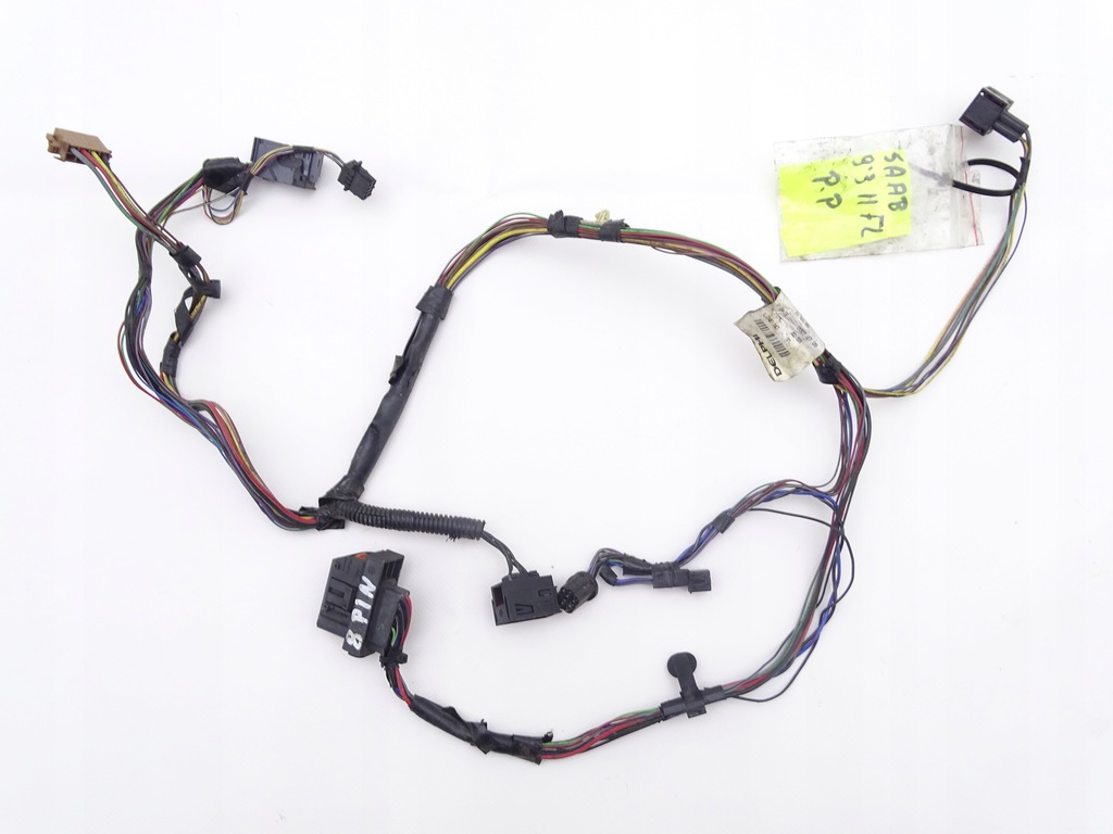 фото №1, Saab 93 9-3 ii жгут дверь правый перед 8 pin