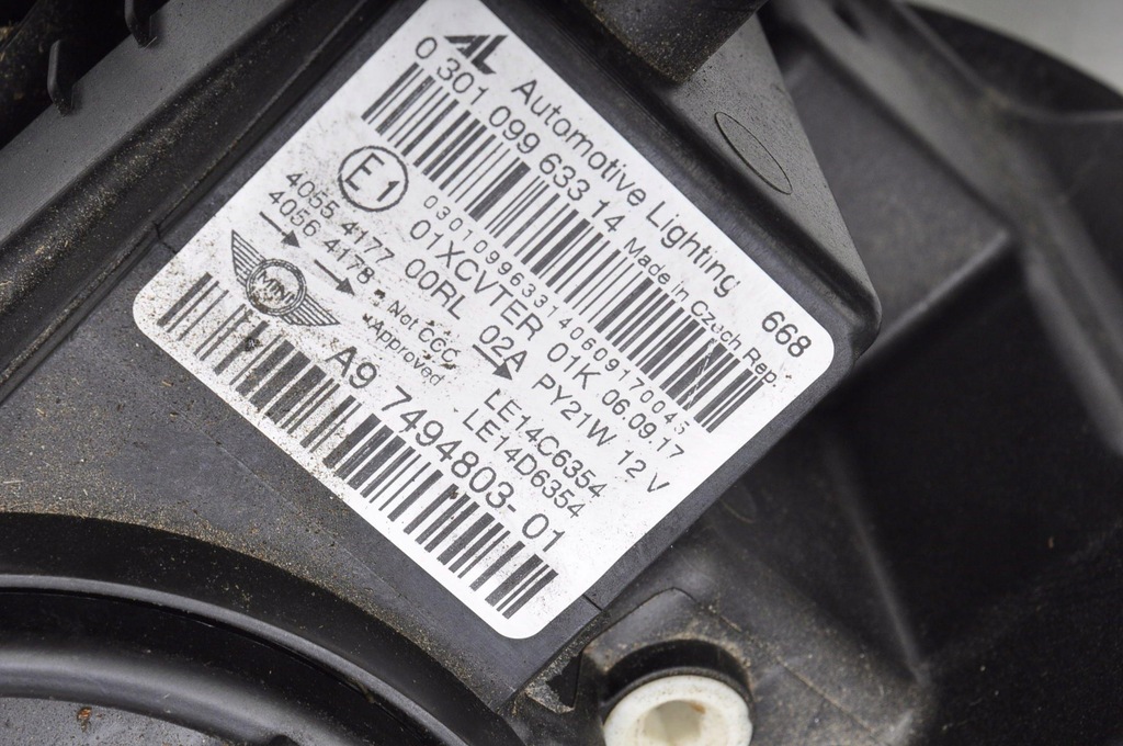 фото №7, Mini f60 лампа ліва передня лівий перед anglik 7494803