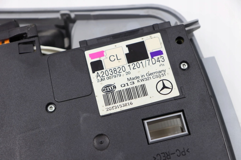 фото №6, Mercedes w203 coupe лампа салону кабіни освітлення a2038201201