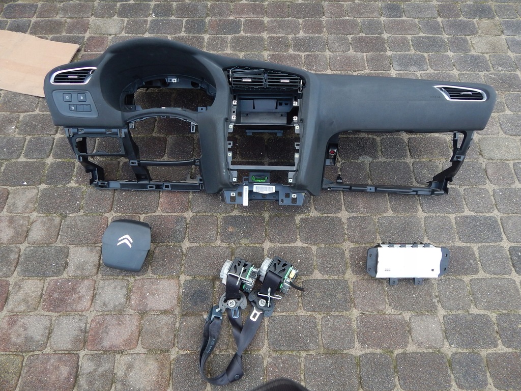 фото №1, Консоль подушки безопасности натяжители citroen c4 orygi