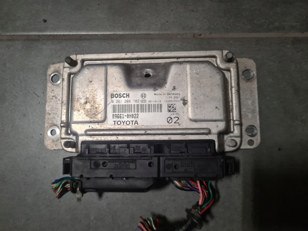 фото №7, Бортовой компьютер двигателя 89661-0h022 citroen c1 aygo 107