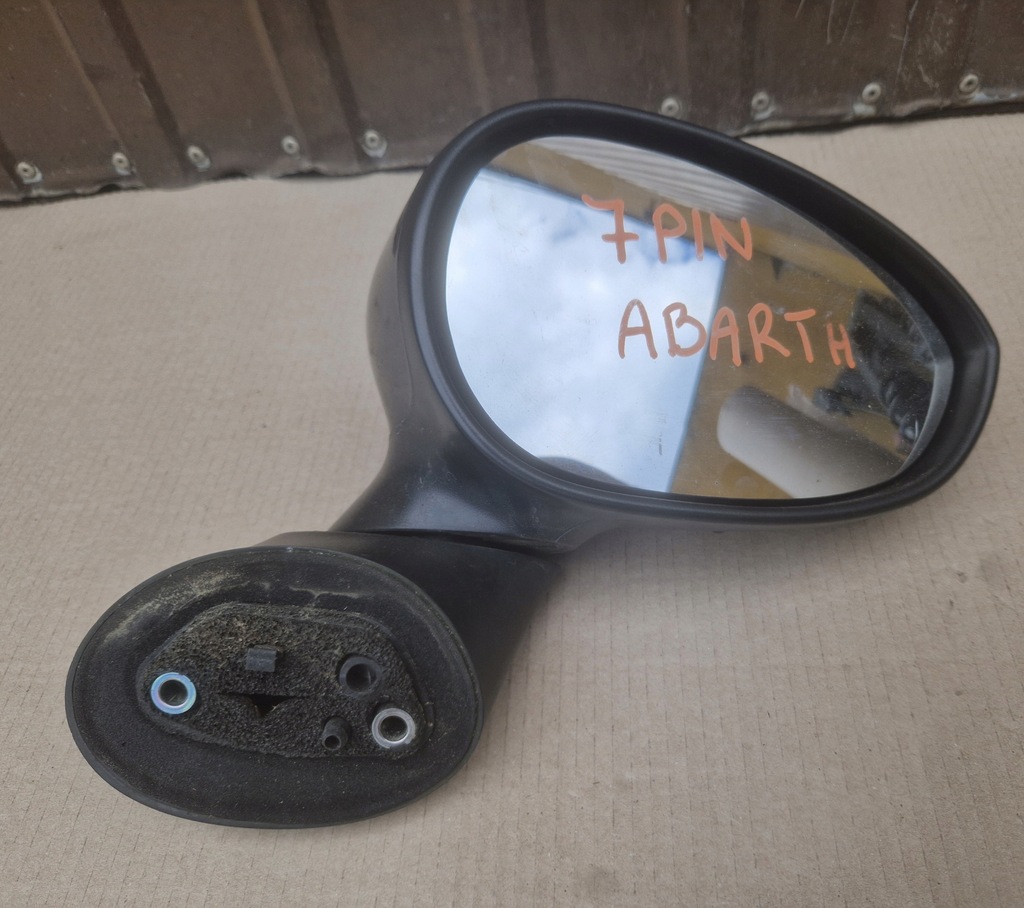 фото №1, Fiat 500 abarth дзеркало праве 7 pin
