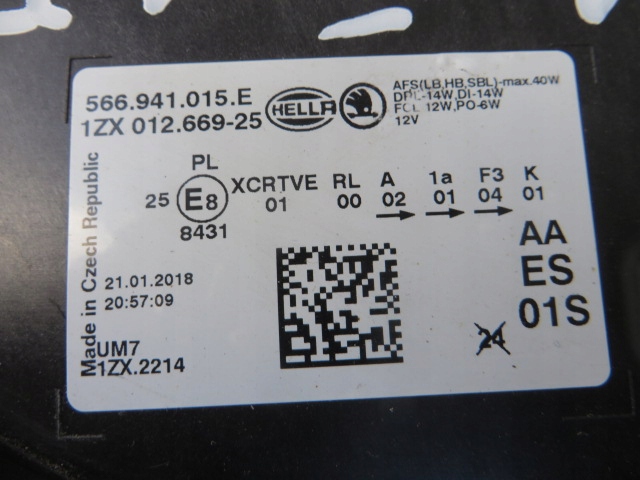 фото №14, Skoda kodiaq лампа ліва full led 566941015e