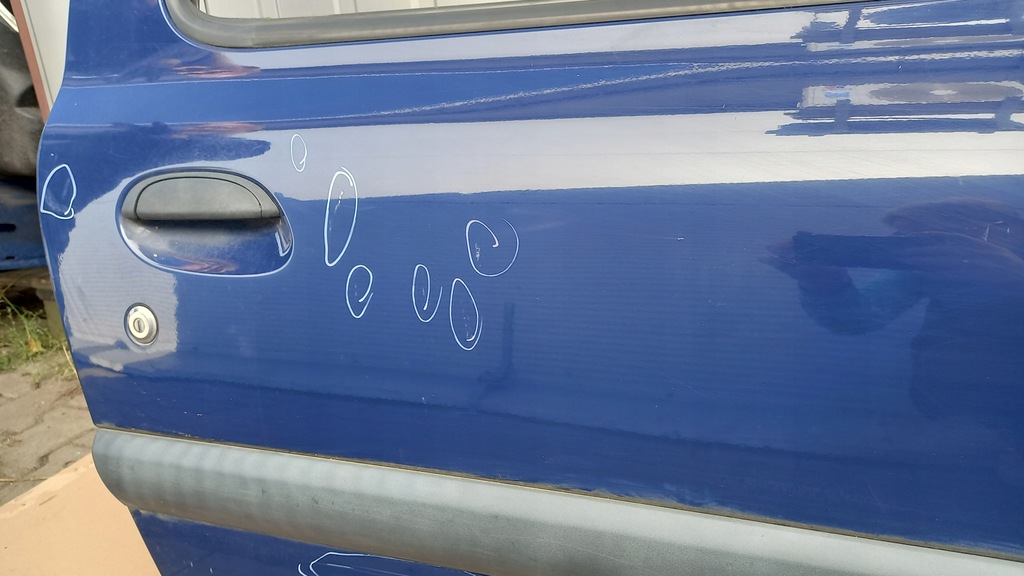 фото №3, Двері праве перед renault clio 02r