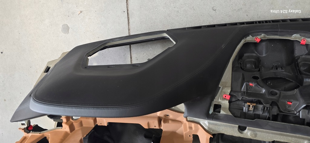 фото №9, Bmw g30 g31 панель приладів приладова hud коричневий шкіра ні відремонтована