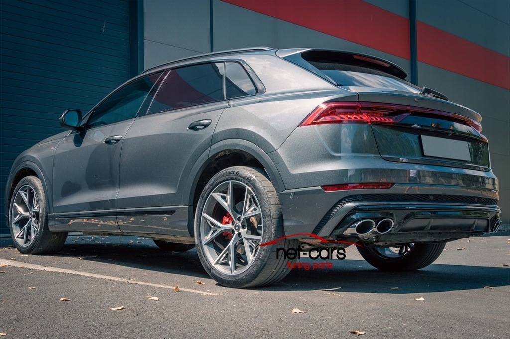 фото №11, Диффузор спойлер audi q8 18- s line sq8 насадки c