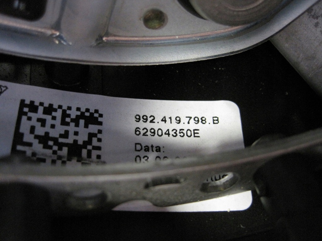 фото №10, Повітропровід porsche cayenne macan carrera подушка безпеки водія 992419798b nowa