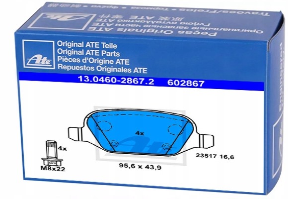 фото №1, Гальмівні колодки гальмівні задня alfa romeo gt 1.8 ts 1.9 jtd