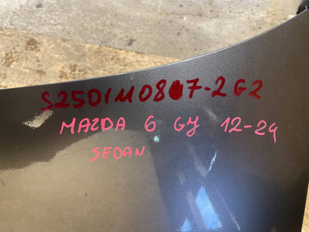 фото №10, Mazda 6 gj gl iii 3 12-24 sedan кришка багажника задня задня багажника