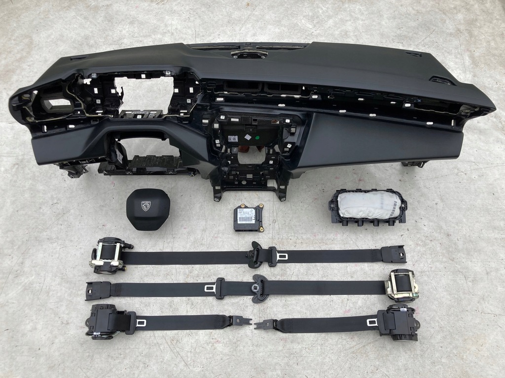 фото №1, Peugeot 308 t10 приборная панель консоль подушки безопасности воздушные подушка безопасности ремни pas pas rege