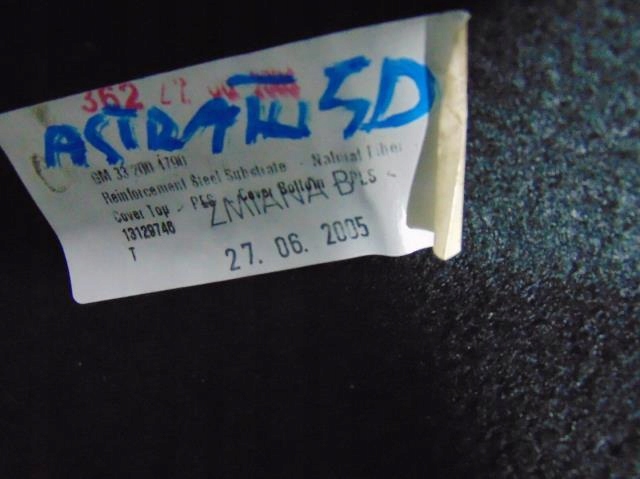 фото №7, Полиця задня opel astra iii hb