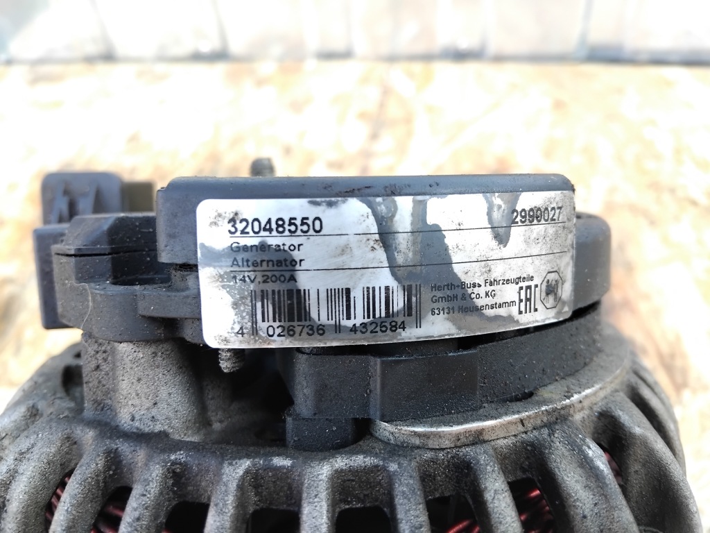 фото №5, Генератор 200a mercedes w204 2.2 cdi om646