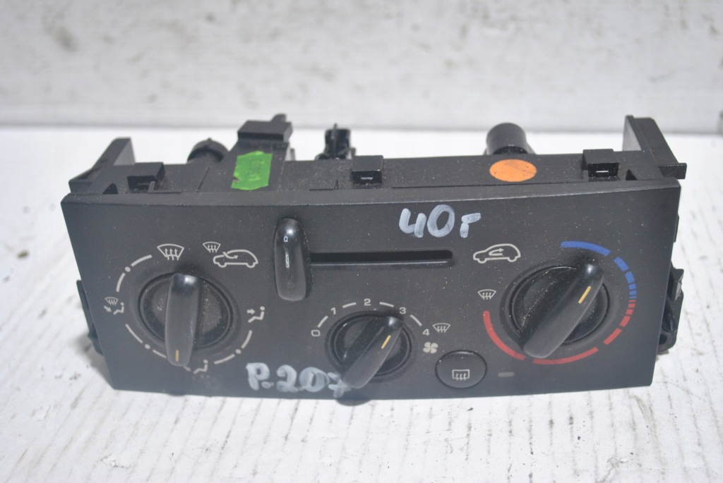 фото №1, Панель керування вентиляція peugeot 207 69910001