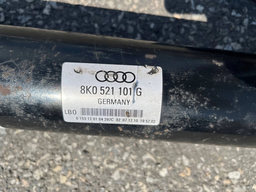 фото №5, Wał приводной audi a4 b8 a5 rs5 quattro оригинальный номер