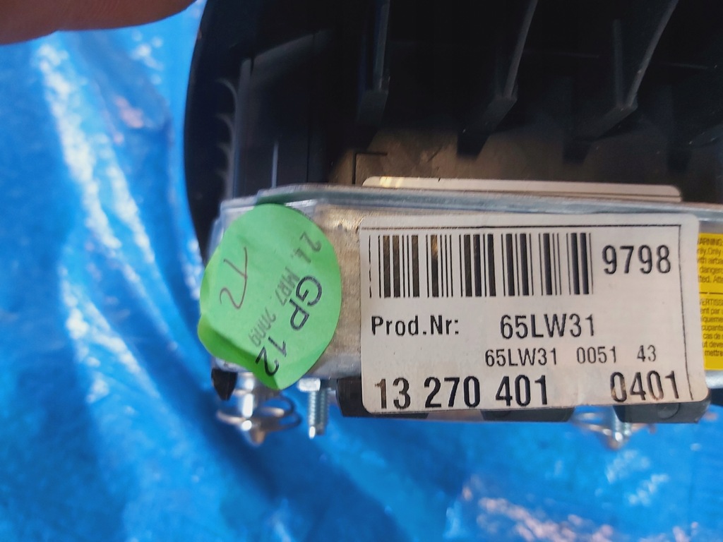 фото №9, Opel-części | insignia a приборная панель консоль приборная панель подушка безопасности 13270401