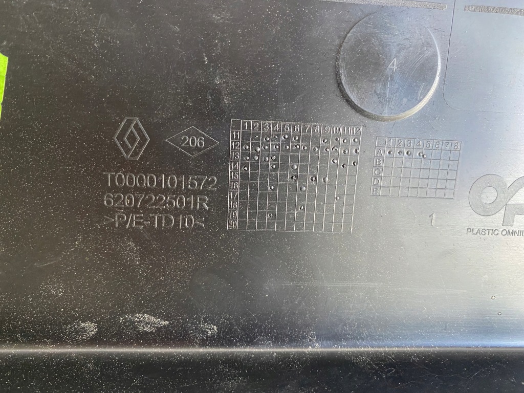 фото №4, Накладка бампера перед renault scenic 3 iii lift