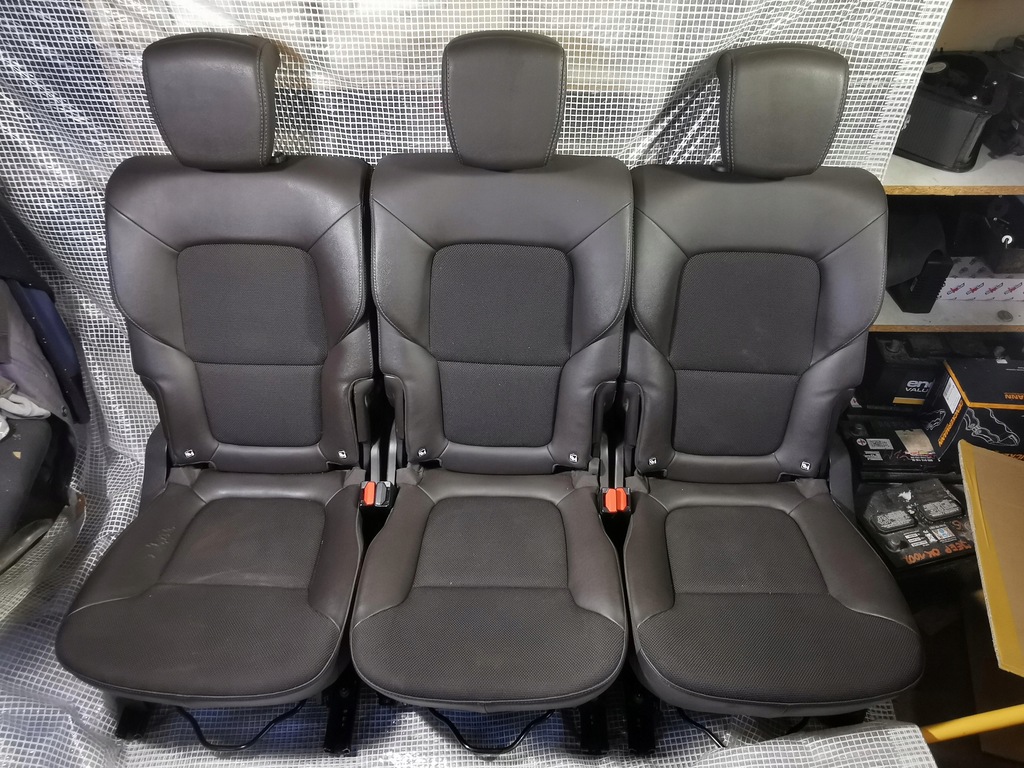 фото №1, Renault espace v 5 14-19 сидіння задня задні напівшкіра підігрів 3 штуки 2gi ряд