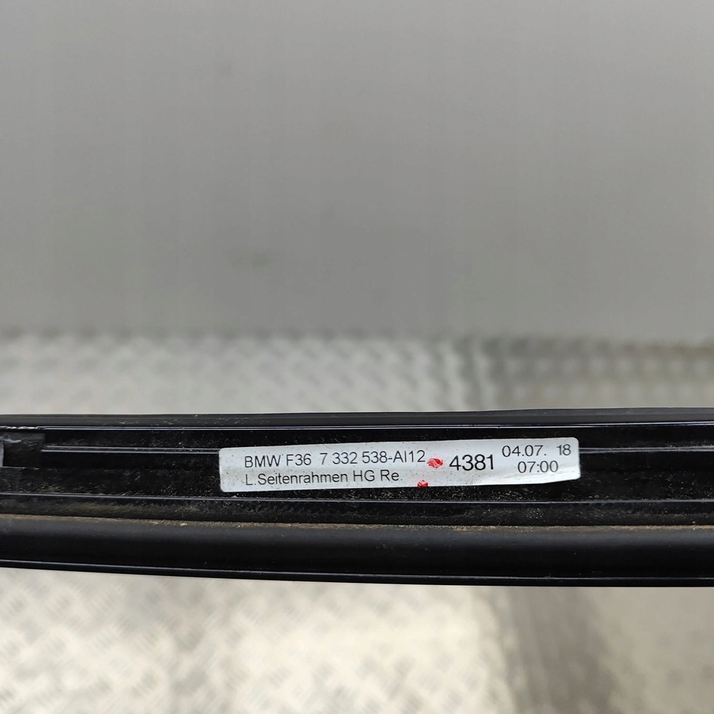 фото №7, Bmw 4 f32 f33 2015 правая сторона молдинг кровельная