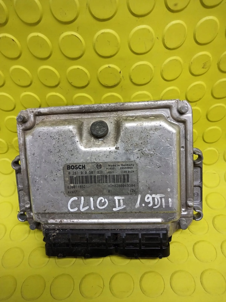 фото №1, Renault clio ii блок керування двигуна 0281010501