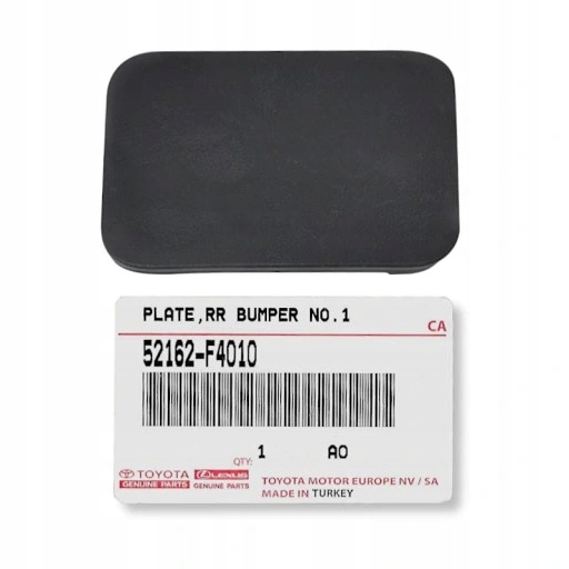 фото №1, Заглушка фаркоп буксирувальний бампера toyota c-hr i 52162-f4010 оригінал