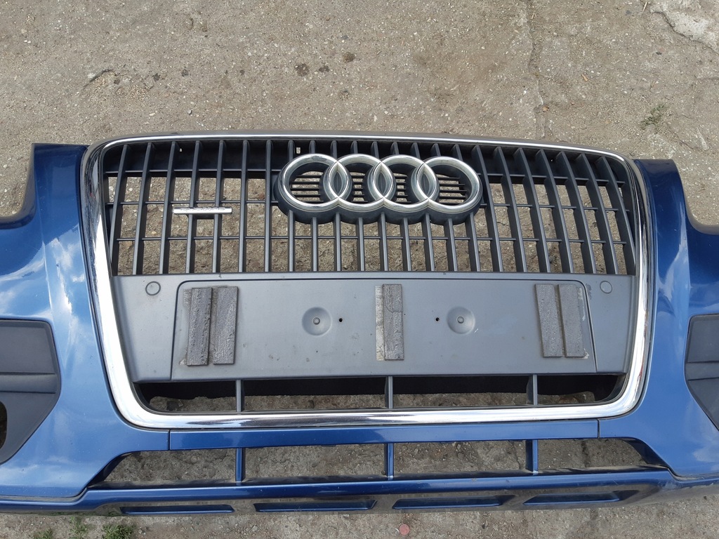 фото №12, Audi q5 8r бампер передній перед решітка радіатора решітка радіатора радар distronic 08-12r lz5b