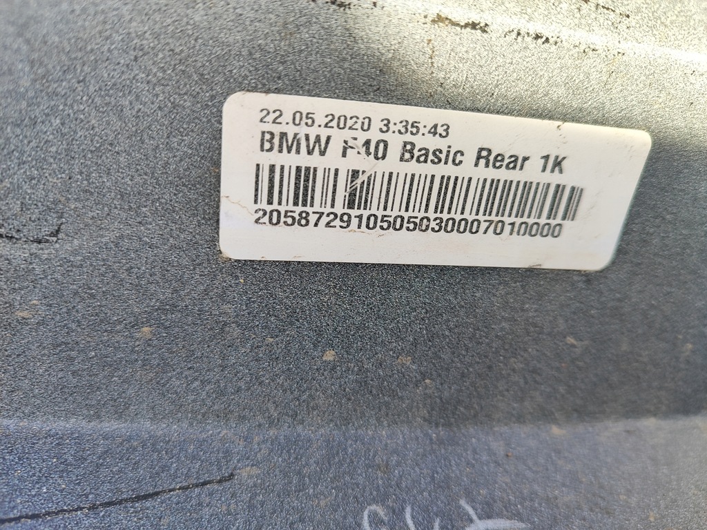 фото №8, Bmw 1 f40 бампер задняя задний pdc