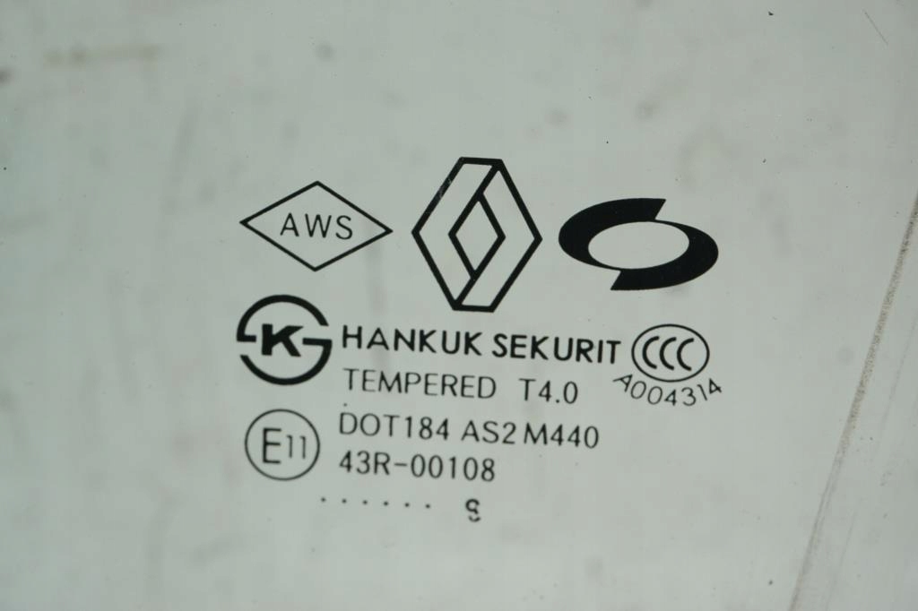 фото №6, Стекло дверь левый перед renault koleos