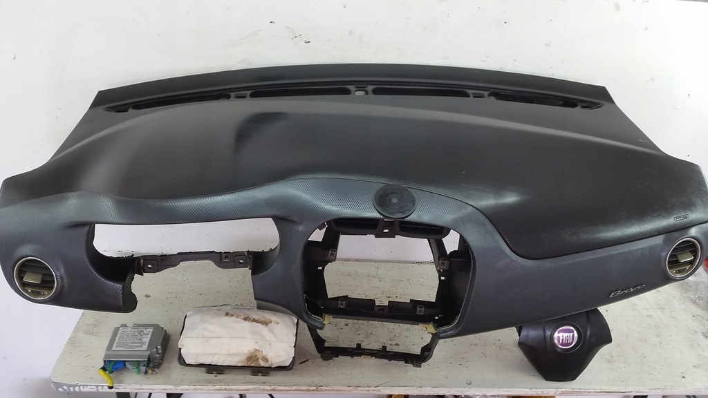 фото №5, Приборная панель приборная air bag fiat bravo ii