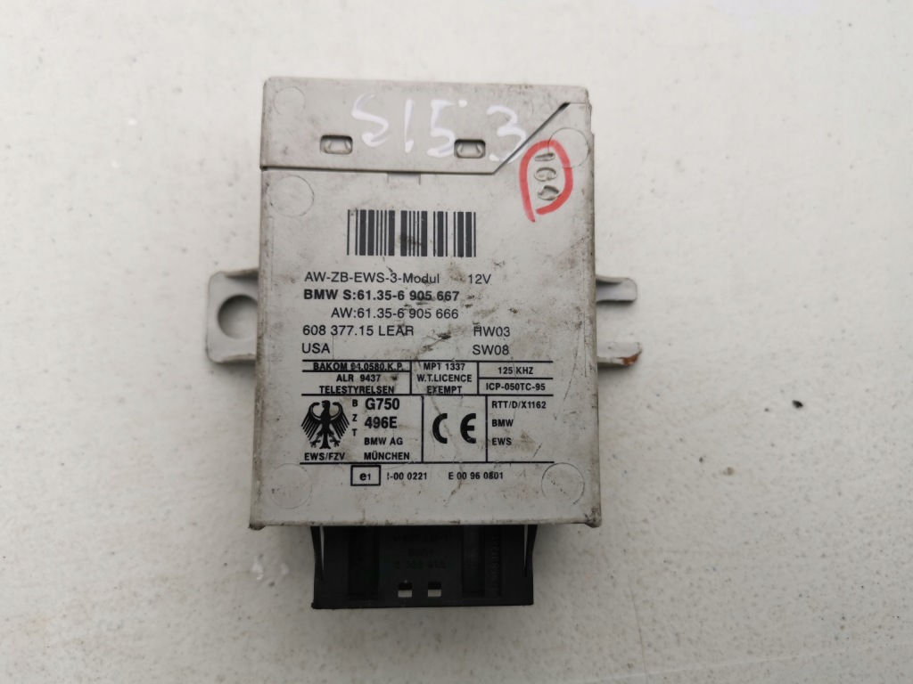 фото №1, Модуль блок керування модуль блок керування ews 6905667 bmw
