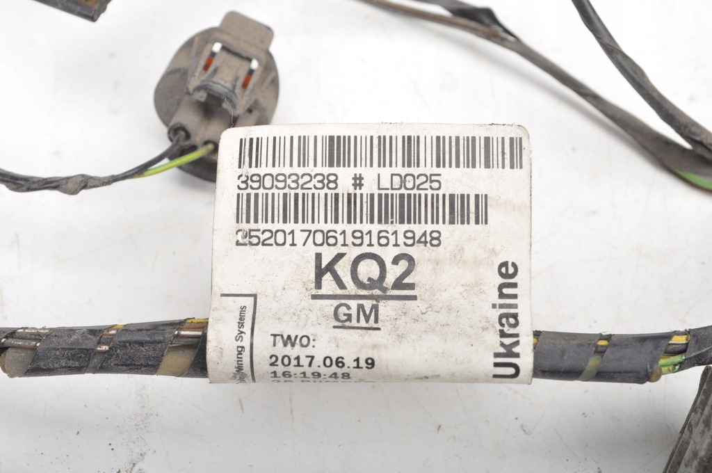 фото №6, Opel astra k жгут кабели парктроник pdc 39093238