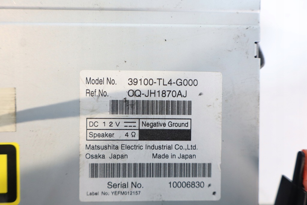 фото №4, Радіо honda accord viii