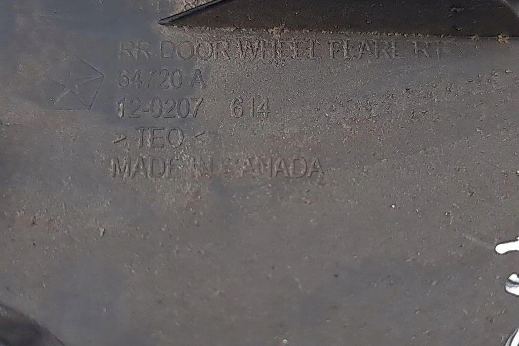 фото №7, Накладка заднего крыла jeep cherokee kl 64720a 2.0l дизель 2014