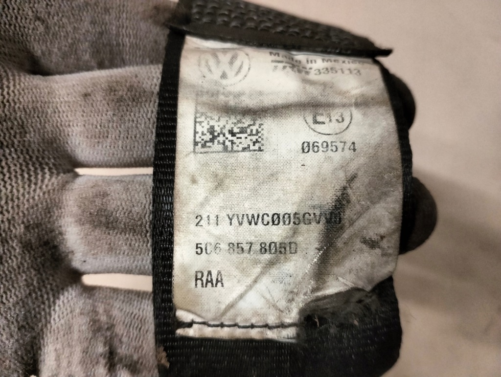 Vw jetta vi 5c ремінь безпеки ліве задні 5c6857805d Київ