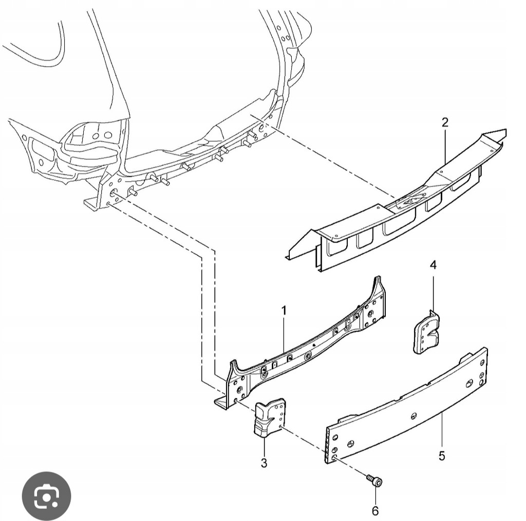 фото №5, Балка усиливающая задняя porsche cayenne 7p5