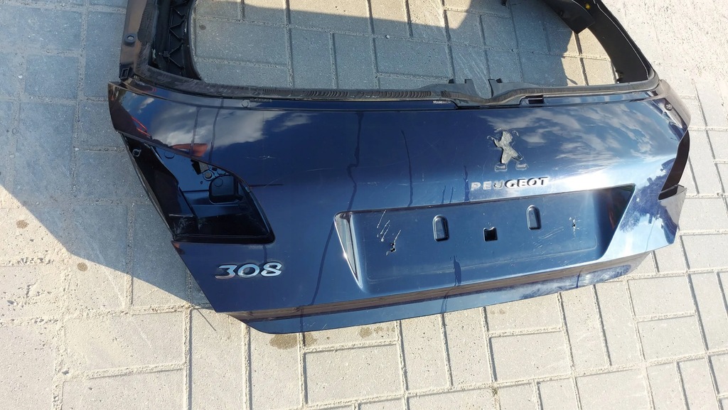 фото №5, Peugeot 308 ii t9 задняя крышка багажника багажника хэтчбек