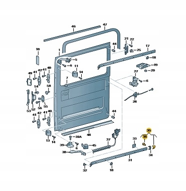 фото №5, Nowa оригинальная накладка дверь раздвижных vw crafter 06-16 оригинальный номер 2e1843796