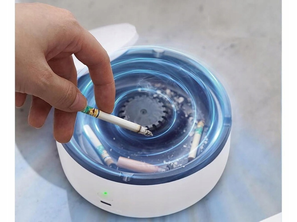 фото №9, Inteligentna акумулятор. usb електронна попільничка do видалення диму