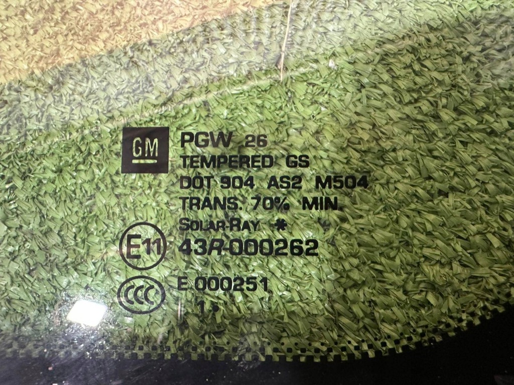 фото №8, Стекло боковая кузовная opel zafira c левый перед 2011r 43r000262