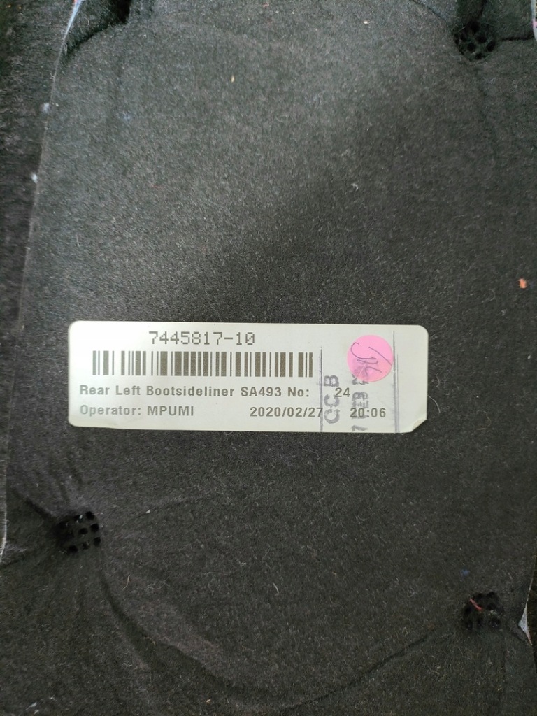 Bmw x3 g01 обшивка багажника левый 7445817 в Украине