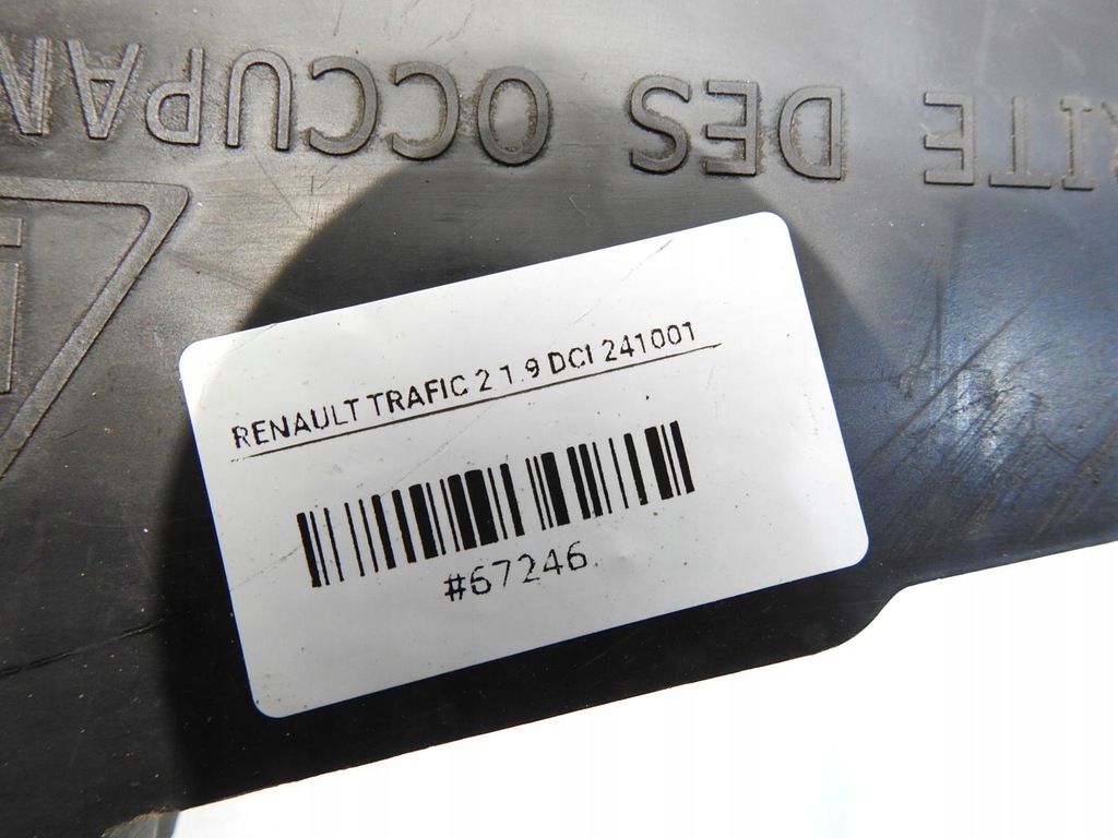 фото №5, Пенополистирол вкладыш колеса запасного renault trafic ii 8200010887