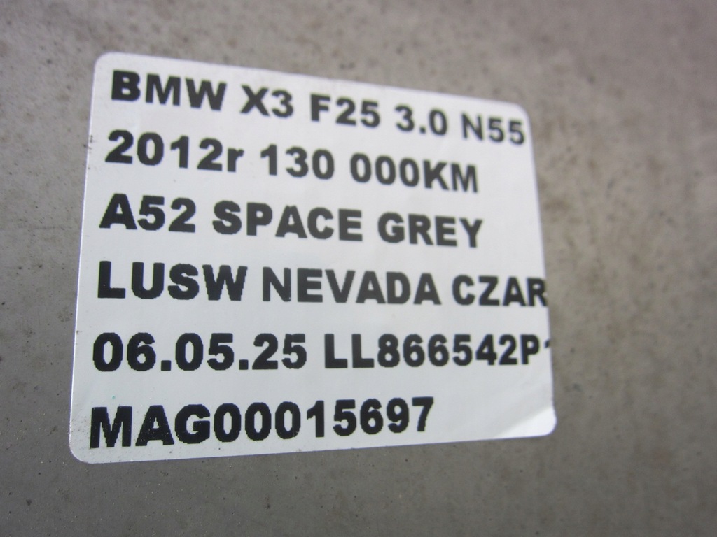фото №8, Bmw x3 f25 n55 3.0 3.5i вихлоп гасник кінцевий kompletny 7646096 7606412