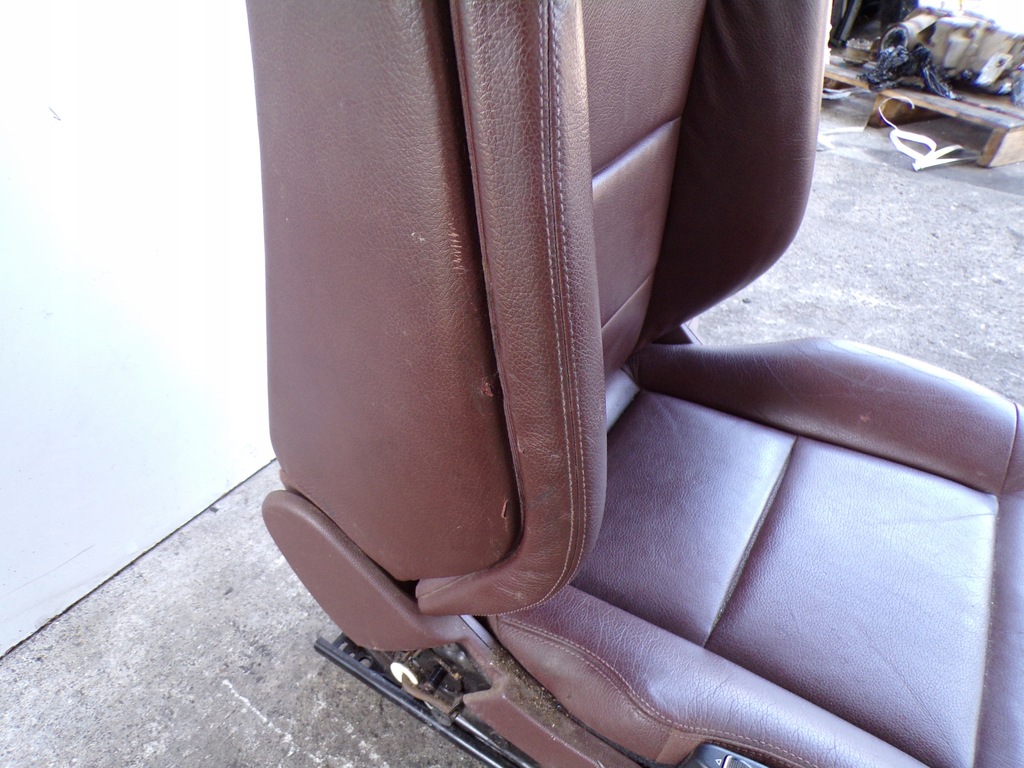 фото №6, Сиденье левый перед водителя mercedes w212 кожаный коричневый